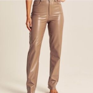 Abercrombie Faux Leather Pants NWT Size 6